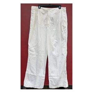 Frame Denim Pleated High Rise Chino